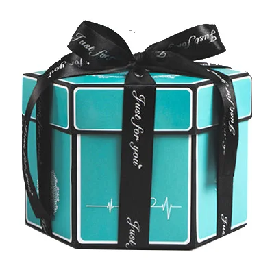 
diy gift explosion box for birthday 
