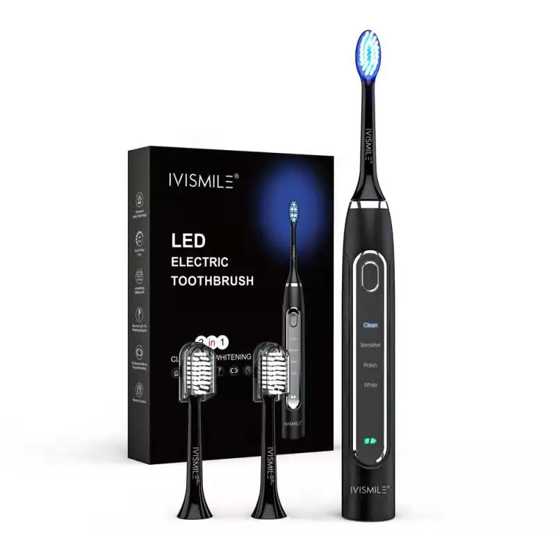 Оптовая продажа OEM ODM Пищевая силиконовая IPX7 Водонепроницаемая Автоматическая умная звуковая электрическая зубная щетка для взрослых ультразвуковая