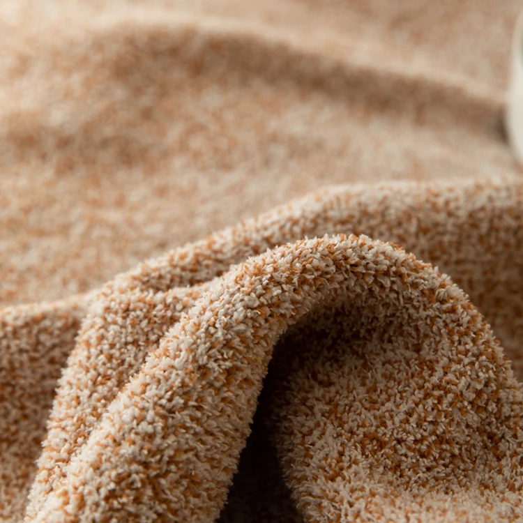 100% Polyester Designed Decorative Plush Sherpa Throw Knitted Blankets