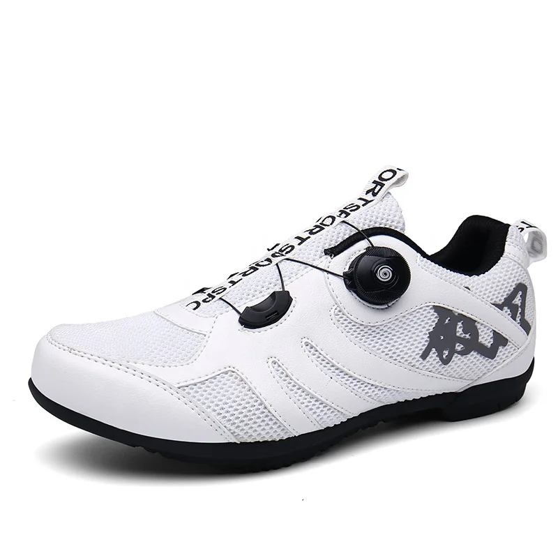 Professional Plus Size Couple Rubber-Soled Bicycle Non-Slip Road Bicycle Cycling Shoes For Men