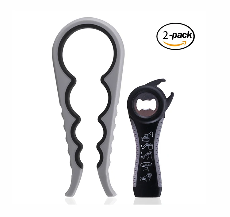 Набор из 2 открывалок для банок, самый продаваемый онлайн продукт, кухонные гаджеты, рекламная пластиковая ручная 5 в 1 открывалка для банок, пивных банок