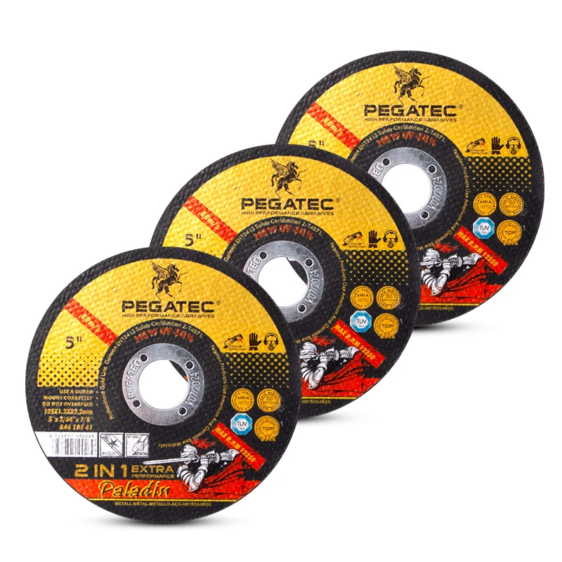 PEGATEC 125X1.2X22mm ultra thin metal cutting off discs