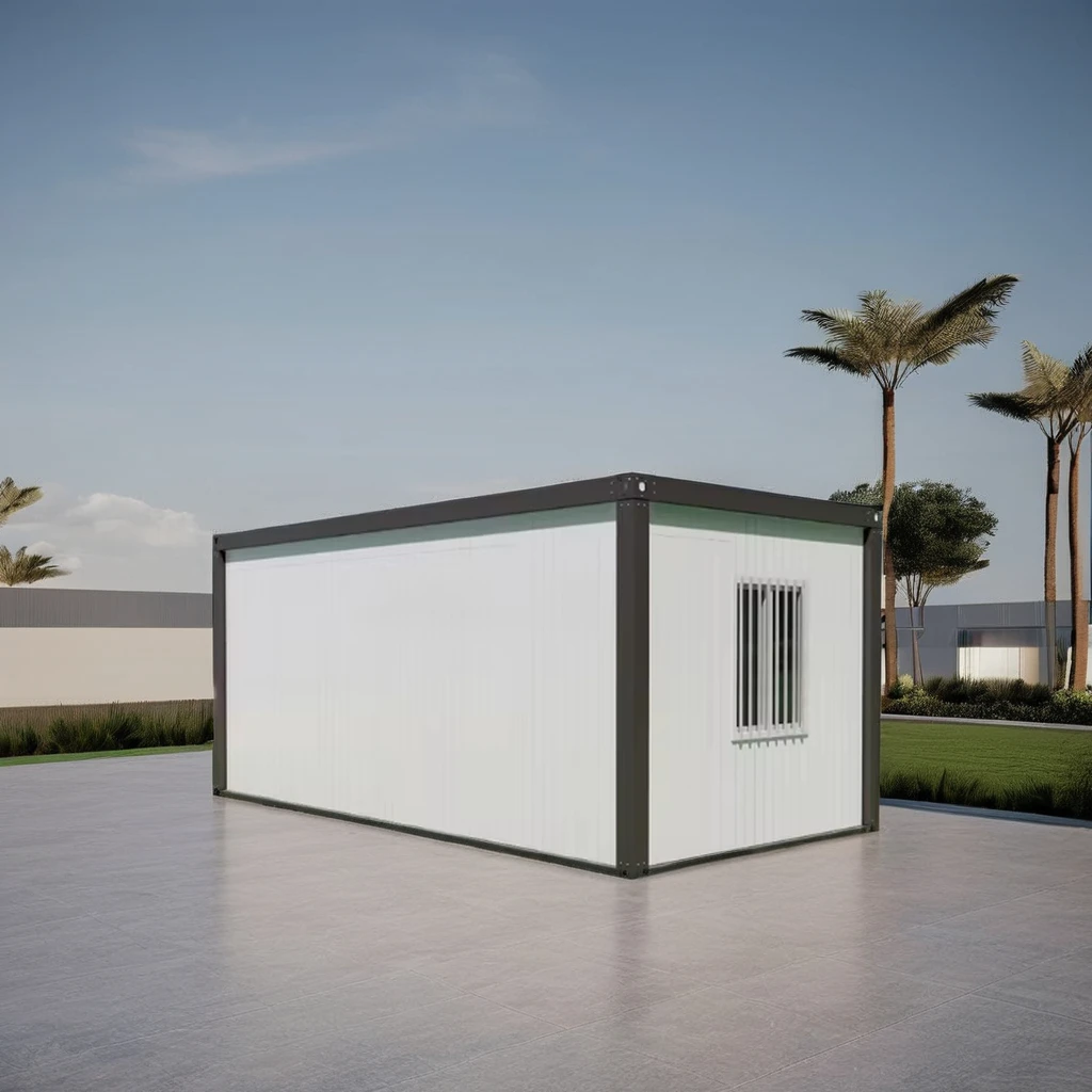 20ft Modern Design Living Modular Tiny Prefab Garage Flat Pack Container for Outdoor Use Made of Wooden Sandwich Panel Material