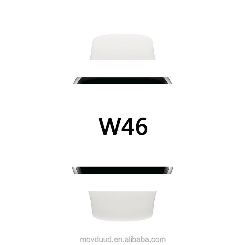 W46 smart watch adult sports heart rate ECG blood pressure monitor IP68 waterproof support wireless charging manufacture