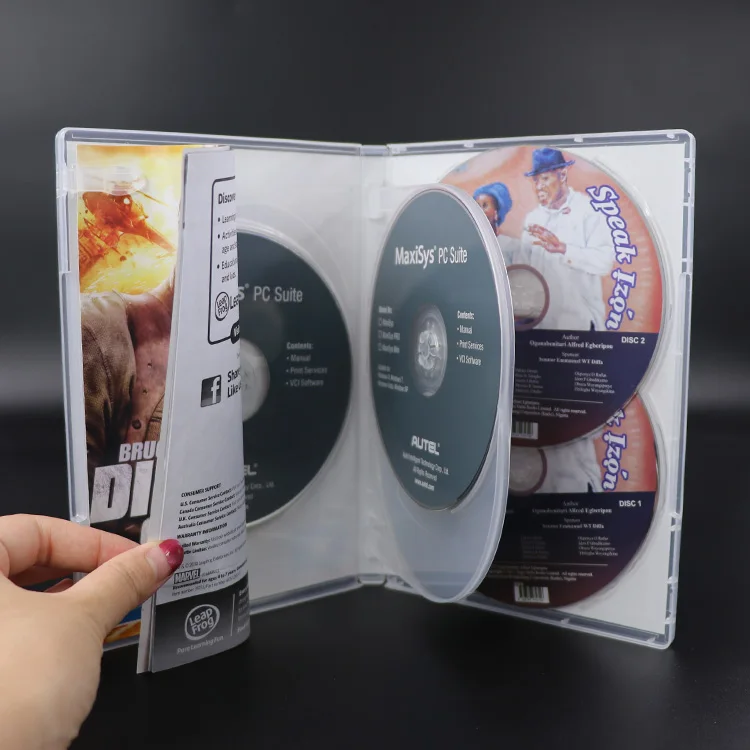 Портативный держатель для DVD-плеера внешний DVD-привод Gta 5 коробка компакт-дисков пластиковая