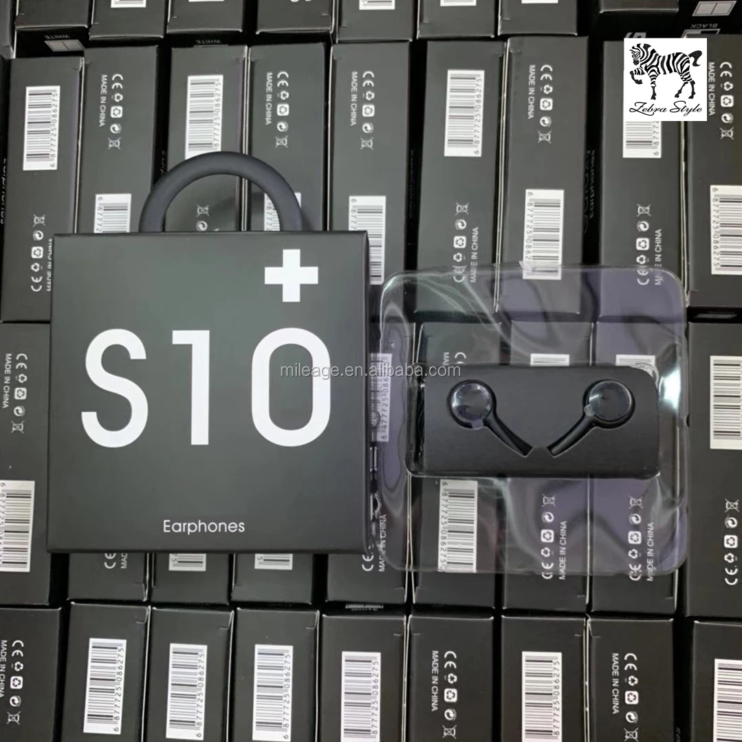 Original Oem Quality Headset In Ear Headphones With Remote Mic for samsung S10 akg 3.5mm jack earphone With packaging