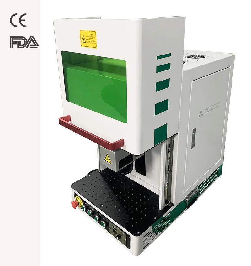 JPT MOPA M7 20W 30W 60W Enclosed Fiber Laser Marking Printing Engraving Machine Shielded Laser Marker CE Certified 1064nm