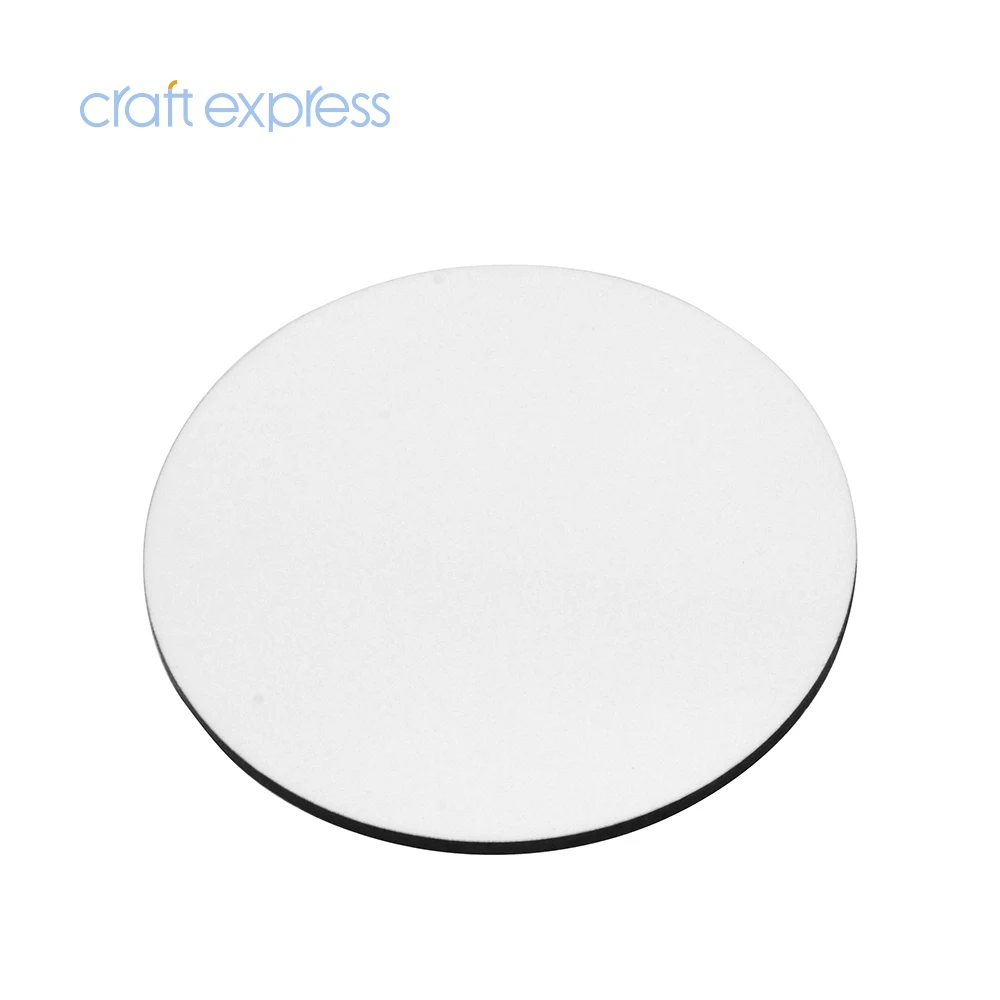 Craft Express Wholesale Custom 9.5*0.3cm Sublimation Blanks Round Hardboard acrylic cheap personalized magnetic fridge magnet logo