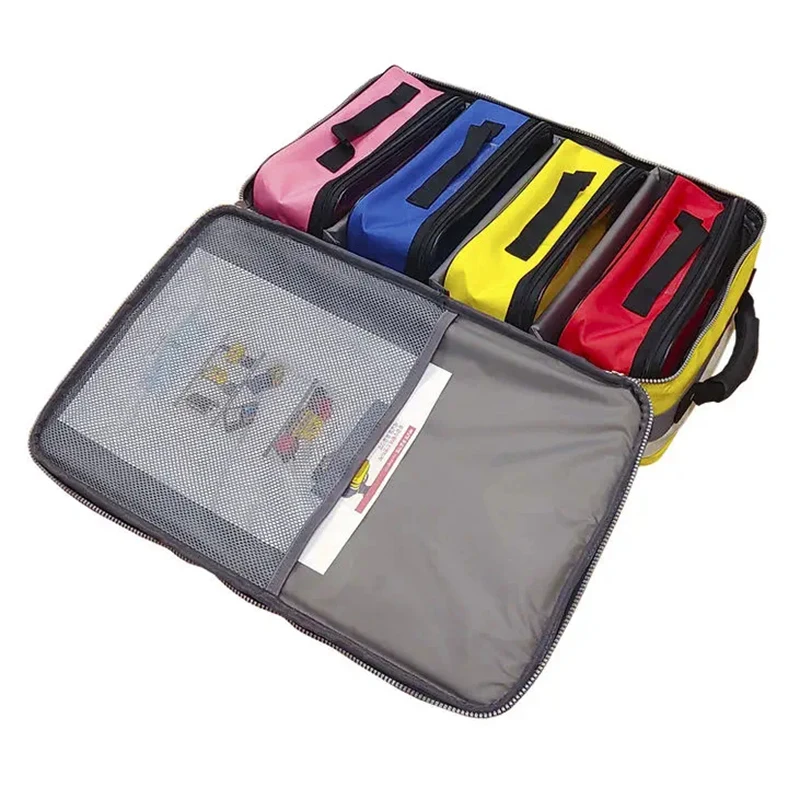 First Aid Backpack Emergency Medicine Survival Essentials Medic Trauma Bag Nursing Bags with 3 Packing Cubes