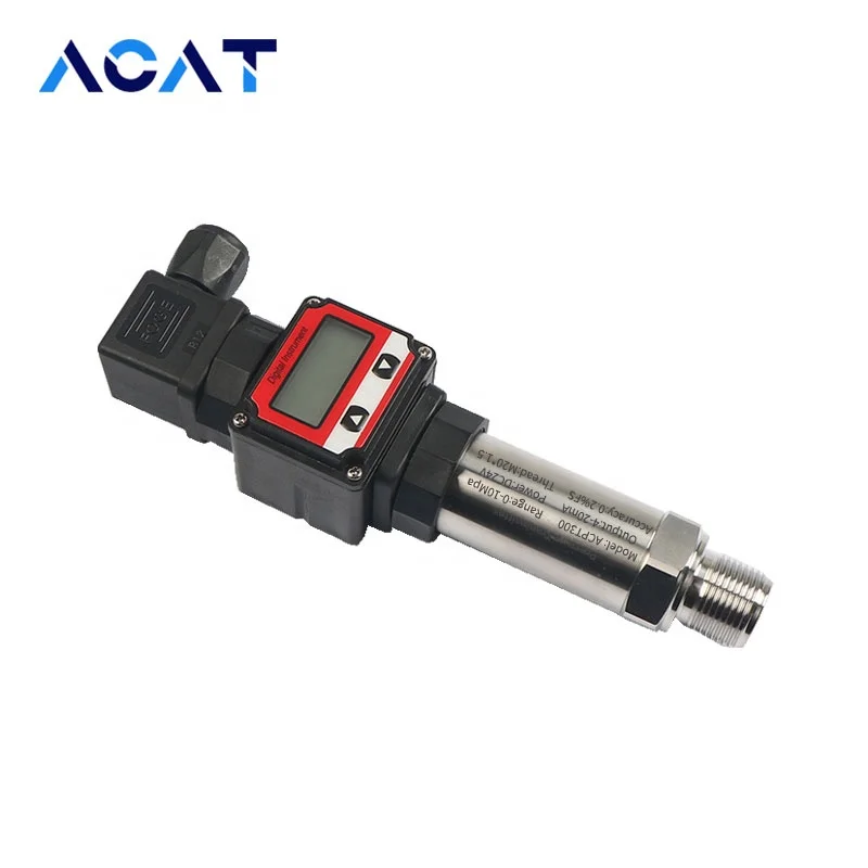 0.5-4.5v gas wind air pump pressure sensor with lcd display water tank level pressure transmitter