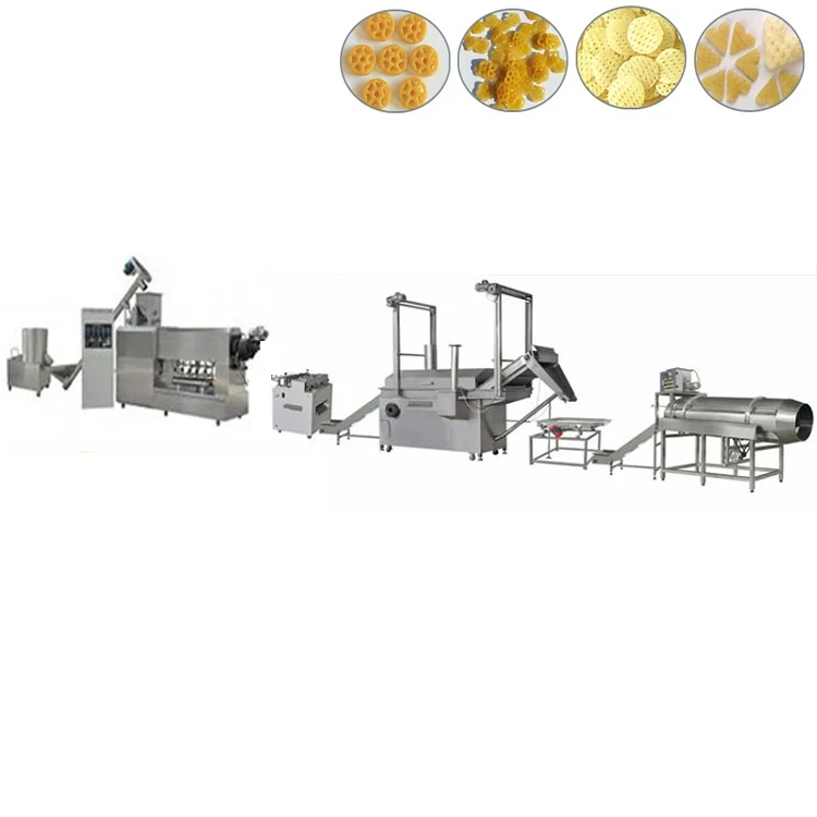 chips extruder machine 2d snack pellet machine potato chips 2d 3d snacks extruder