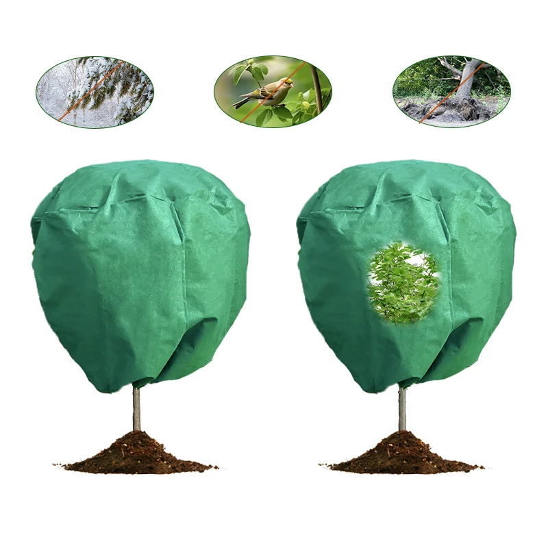 Winter Tree Antifreeze Protective Cover Non-Woven Cold Resistant Frost Protection Bags for Garden Plants