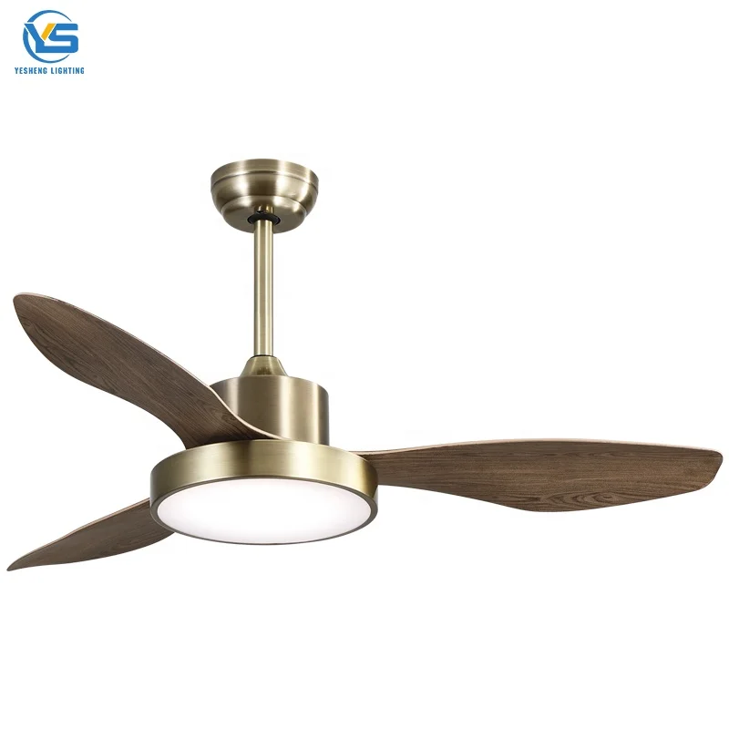 Потолочный вентилятор с 3 лопастями DC 39X120X120CM 3000-4000-6000K, 40 Вт, 3300 лм, пульт дистанционного управления