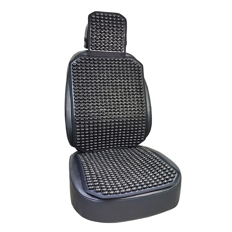 Comfortable Massage Natural Wooden Beaded Massaging Cooling Car Seat Cushion Cover for Auto Car Truck SUV Office Home