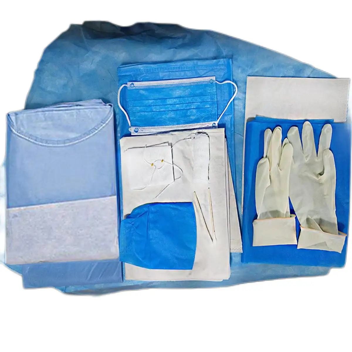Home Baby Birth Drape Set Sterile Normal Baby Safe Disposable Delivery Instruments Kit