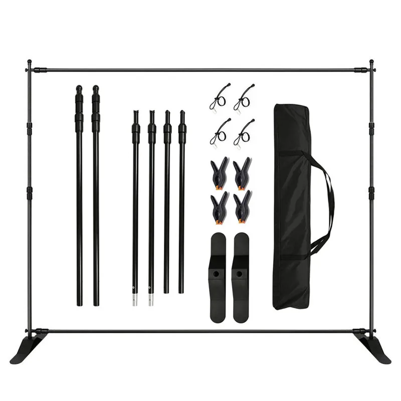 3.3*3.3M Advertising Banner Display Stand Telescopic Photography Large Format Step and Repeat Backdrop Stand