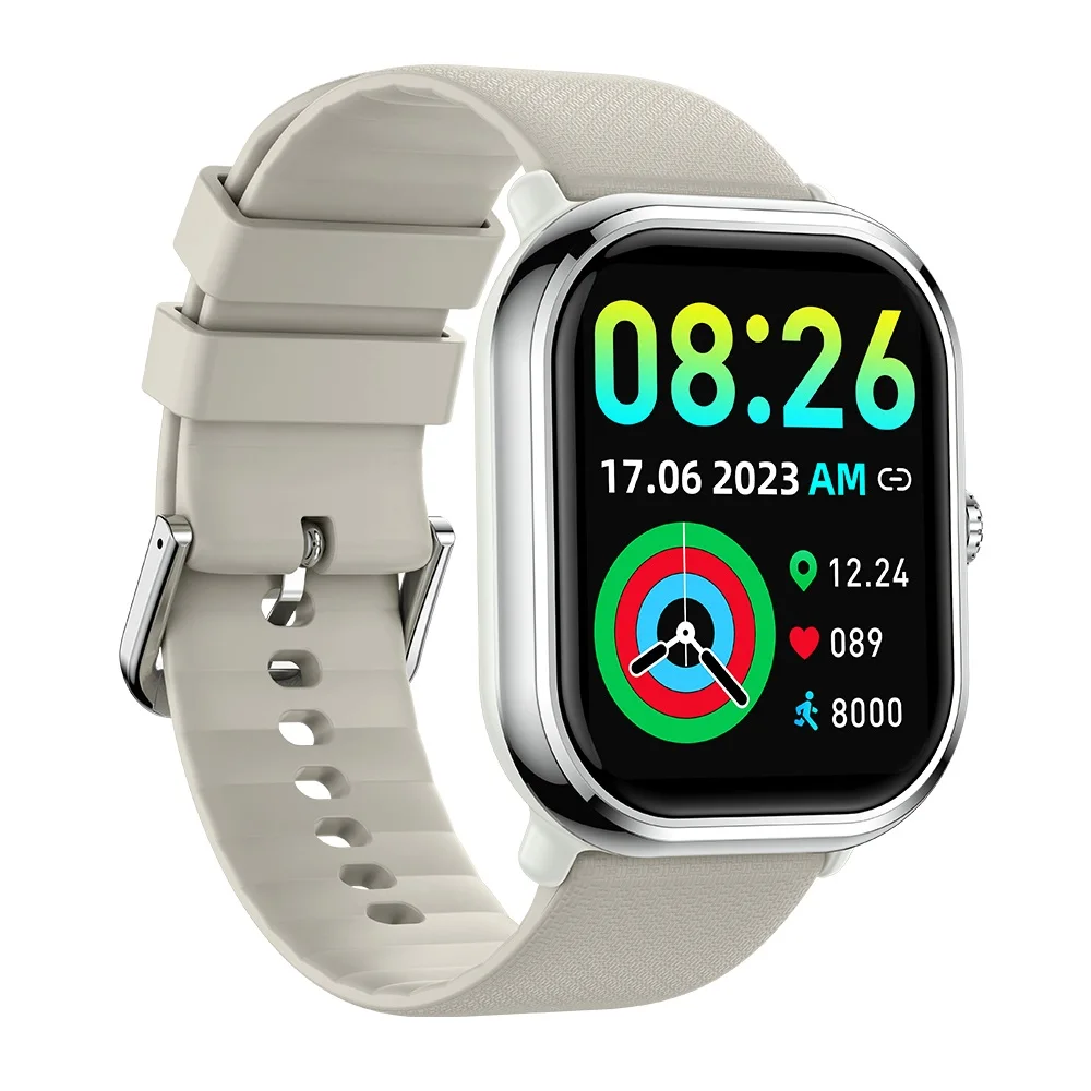 New Arrival High Quality IP68 Waterproof 1.96Inch HD AMOLED Screen Watch Heart Rate Blood Oxygen Smart Watch P101S for Men Women