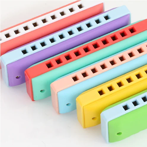 OEM Accepted ABS Toy 10 Hole Kids Harmonica Promotion Gifts Souvenir