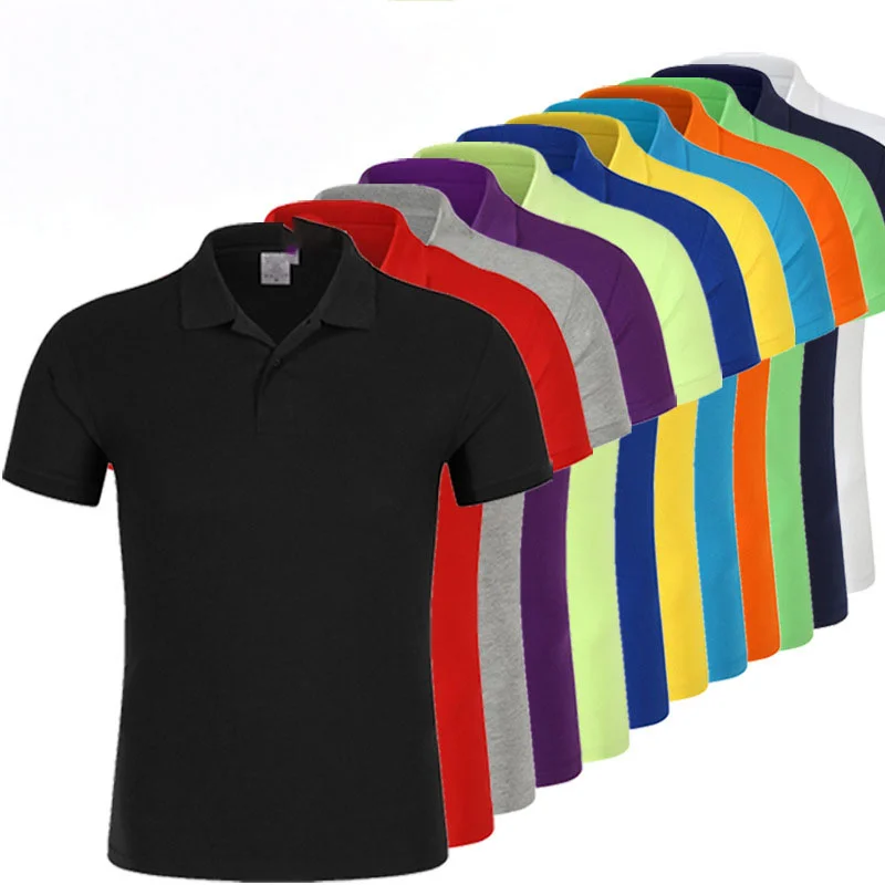 Factory price high quality 100% cotton 12 colors custom printing embroidery logo plain blank men polo t shirt (1600141865250)