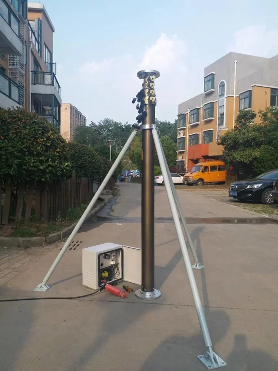 XD654 4-20M pneumatic telescopic mast