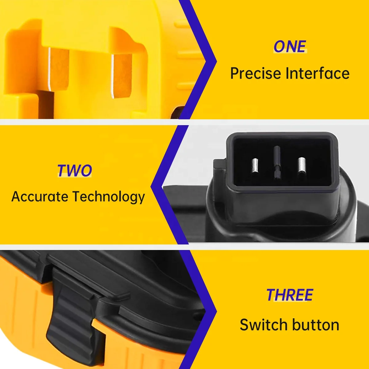 20V Dewalt Li-ion Battery Converter to Dewalt 18V NiCad NiMh Battery Converter DCA1820 Dewalt Battery Adapter