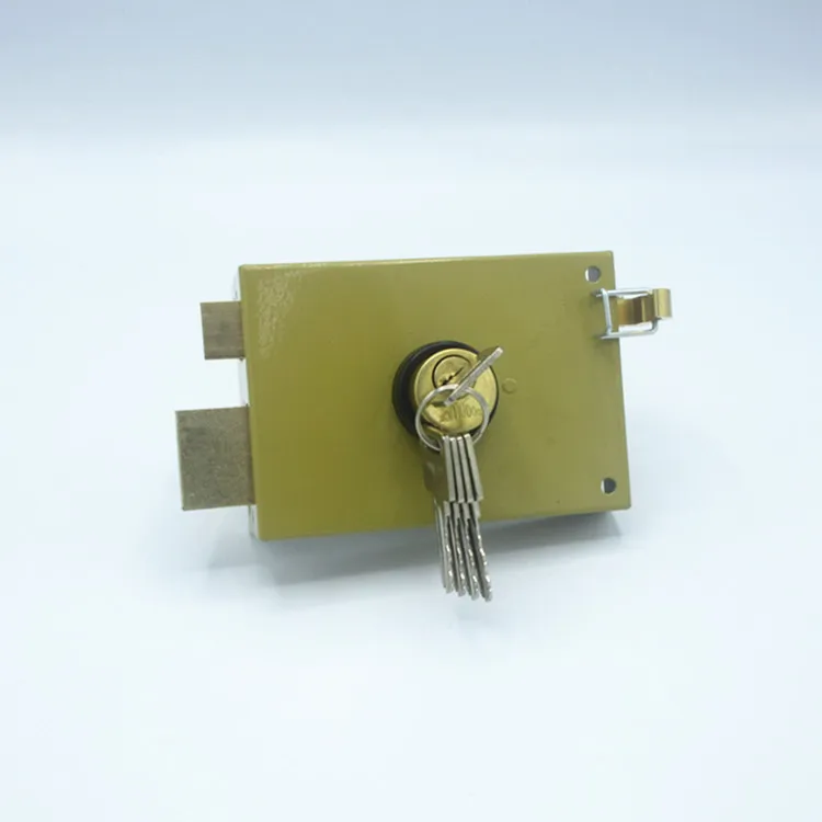 Wholesale good quality  Rim lock  brass cylinder cheap price normal keys  locks