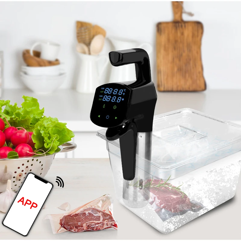 Electric Sous Vide Cooking Machine APP Wifi Fast-Heating Immersion Circulator Precise Cooker With Accurate Temperature Timer