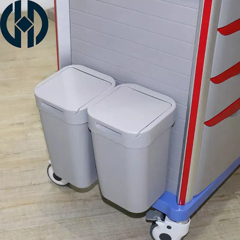Manhua Hospital Trolley Cart Medical Drug Delivery Trolley Nursing Care Hospital Trolley with ABS Mold Board