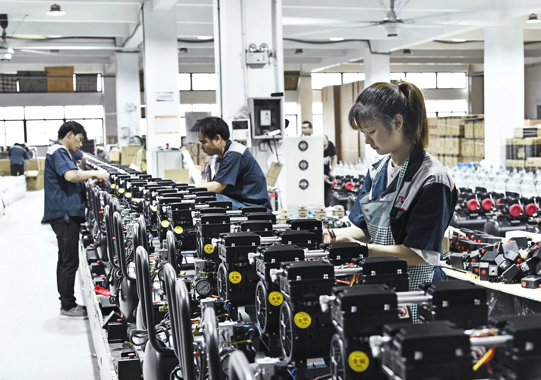 3hp 24L 50L portable direct driven air compressor industrial