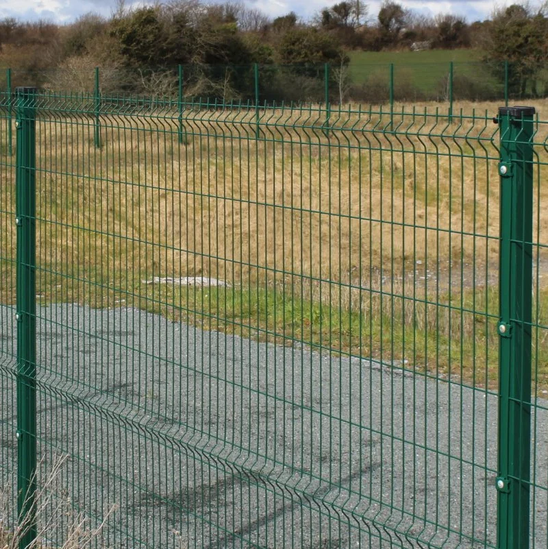 galvanized welded wire fence 3D triangle fence panel Guangzhou