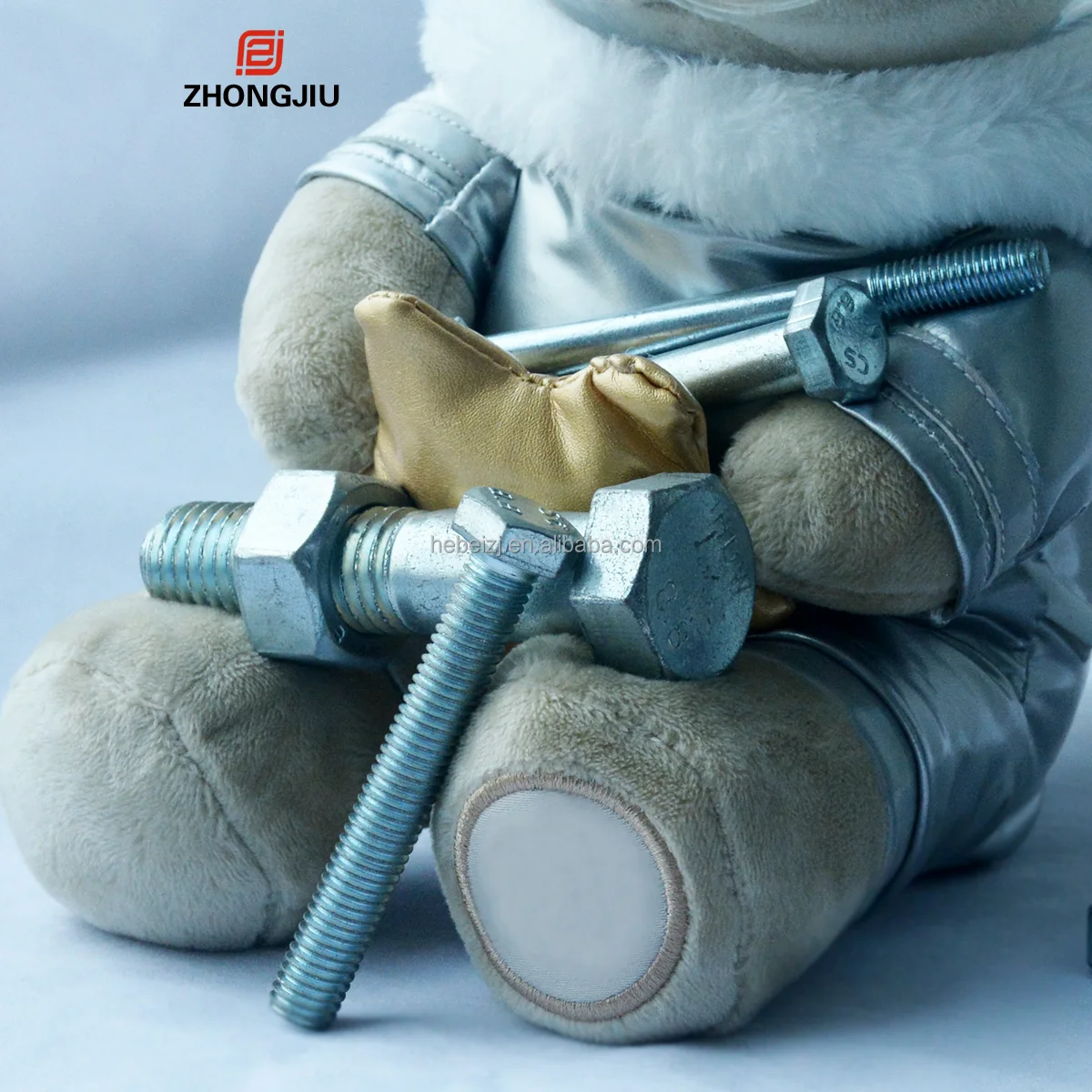 High Quality Galvanized Steel Hex Bolts Nuts DIN933 M10 Size with Carbon Alloy Material M4 Thread 20/25mm Length Hex Head Bolts