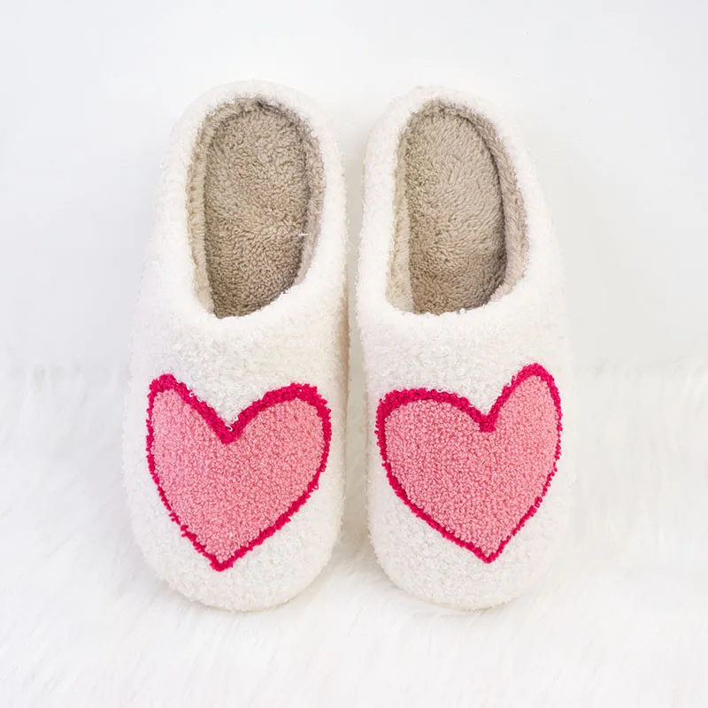 Wholesale ready to ship Halloween Christmas gift home pumpkin lantern hot sales fur shoes fashion styles embroidery fur slippers