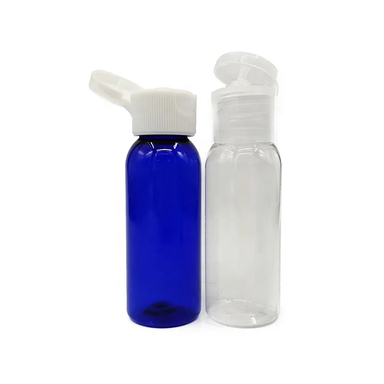 Custom Logo Printing 15ml 30ml 50ml 60ml 70ml 100ml 120ml 250ml PET Plastic Flip Cap Bottle For Shampoo Body Lotion Makeup Tool