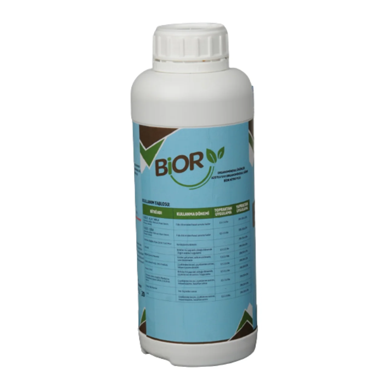 Bior Nitro Plus 1 Lt Liquid Organomineral Fertilizer 12% Organic Matter 15% Nitrogen (N) with Iron and Boron Turkey Origin