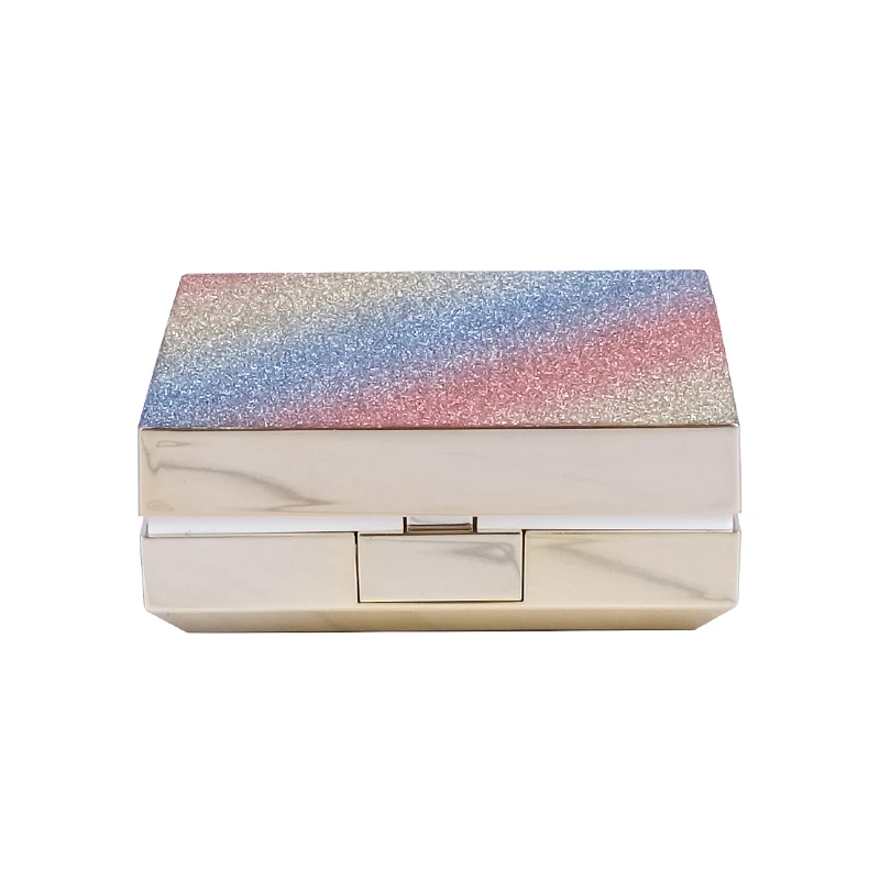 20g Luxury Compact Powder Case Portable Cosmetic Make-up Powder Box Case Container with Powder Puff and Mirror