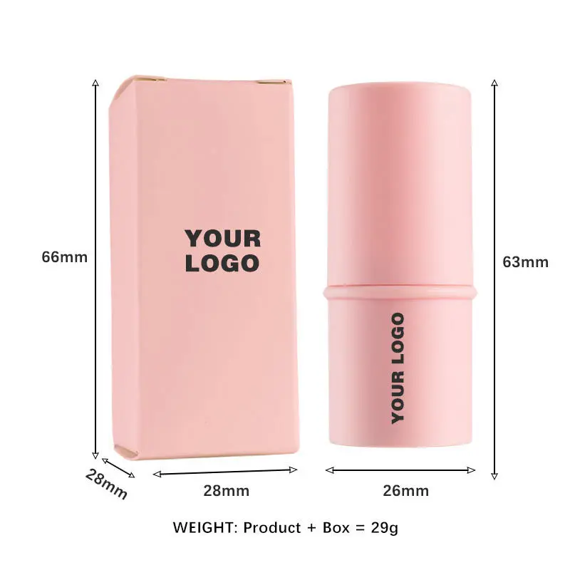 Rare beauty jelly cream vegan make up cheek blush stick container with logo private label long lasting waterproof makeup blushes
