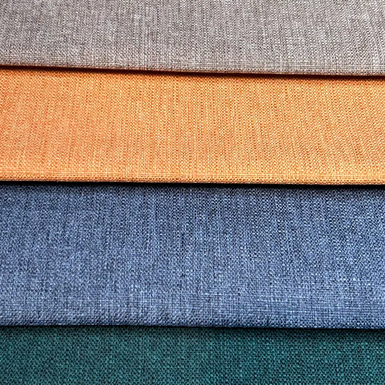 Wholesale 100Knit Linen Flax Fabric Textile Raw Material Linen For Curtain