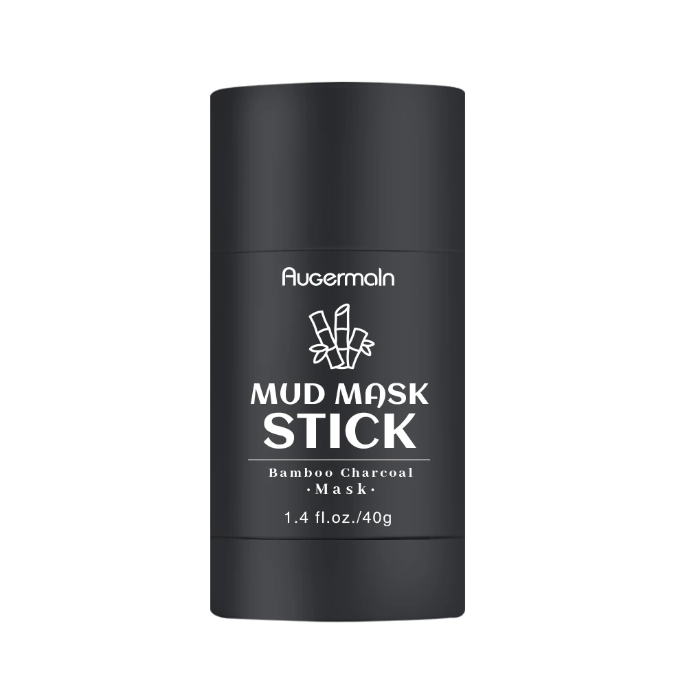 OEM Korean Solid Cleansing Maskss Face Care Bamboo Charcoal Mask Stick Black Mud Mask Stick Volcano Roll Clay Mask For Face