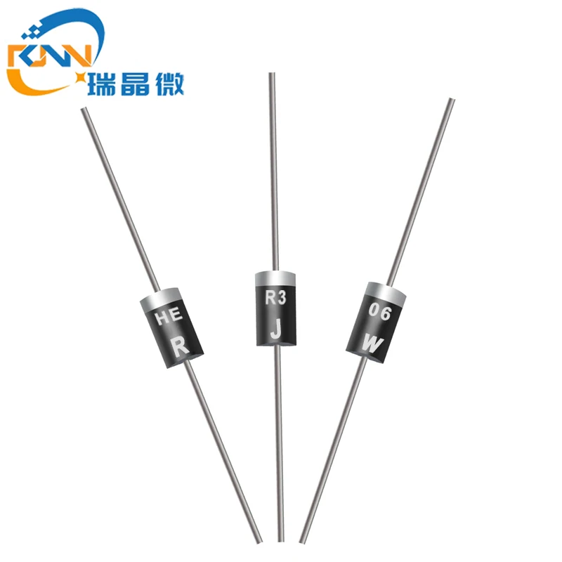 HER306 3A 600V 50-70ns High Efficiency Rectifier Diode DO-201AD  DO-27 Axial 3 Amp 600 Volt Rectifier Diodes her306