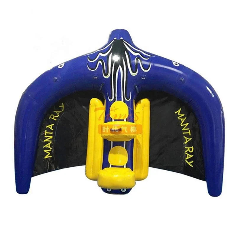 Commercial Inflatable Flying Fish Towable Water Tube For Water Sports