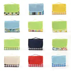 Waterproof Picnic Blanket Portable with Carry Strap for Beach Mat Family Outdoor Camping Party