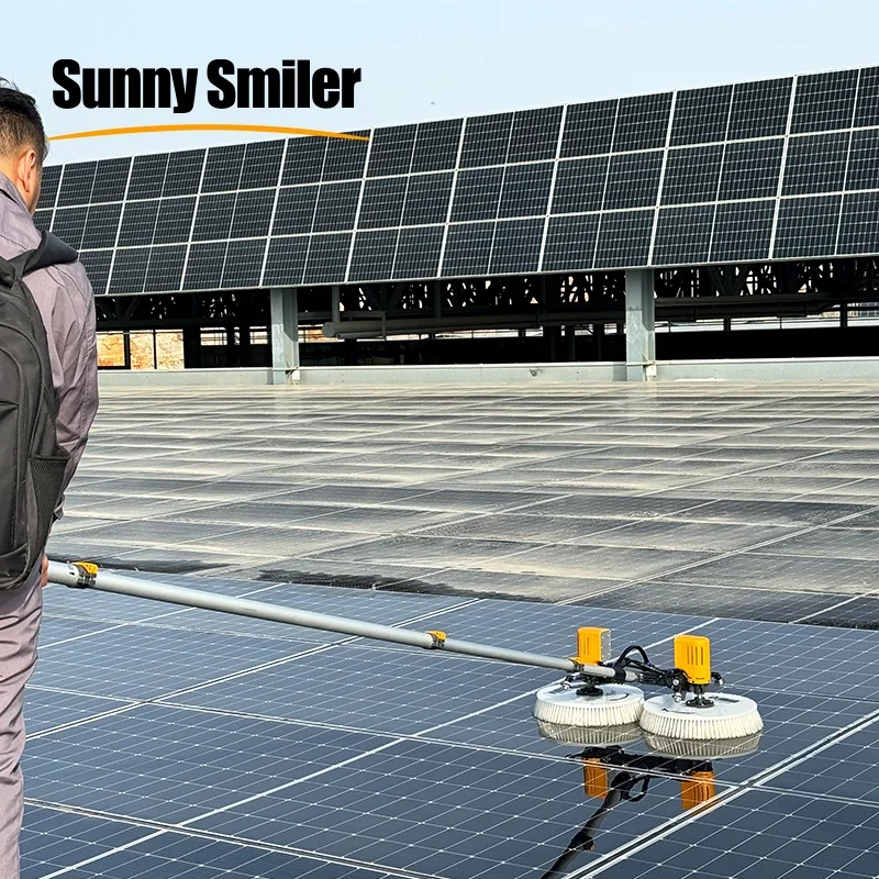 Sunnysmiler Newest Cleaning Machine Solar Panel Robot Cleaner 3.5m 5.5m 7.5m Cleaning Solar Cleaning Equipment