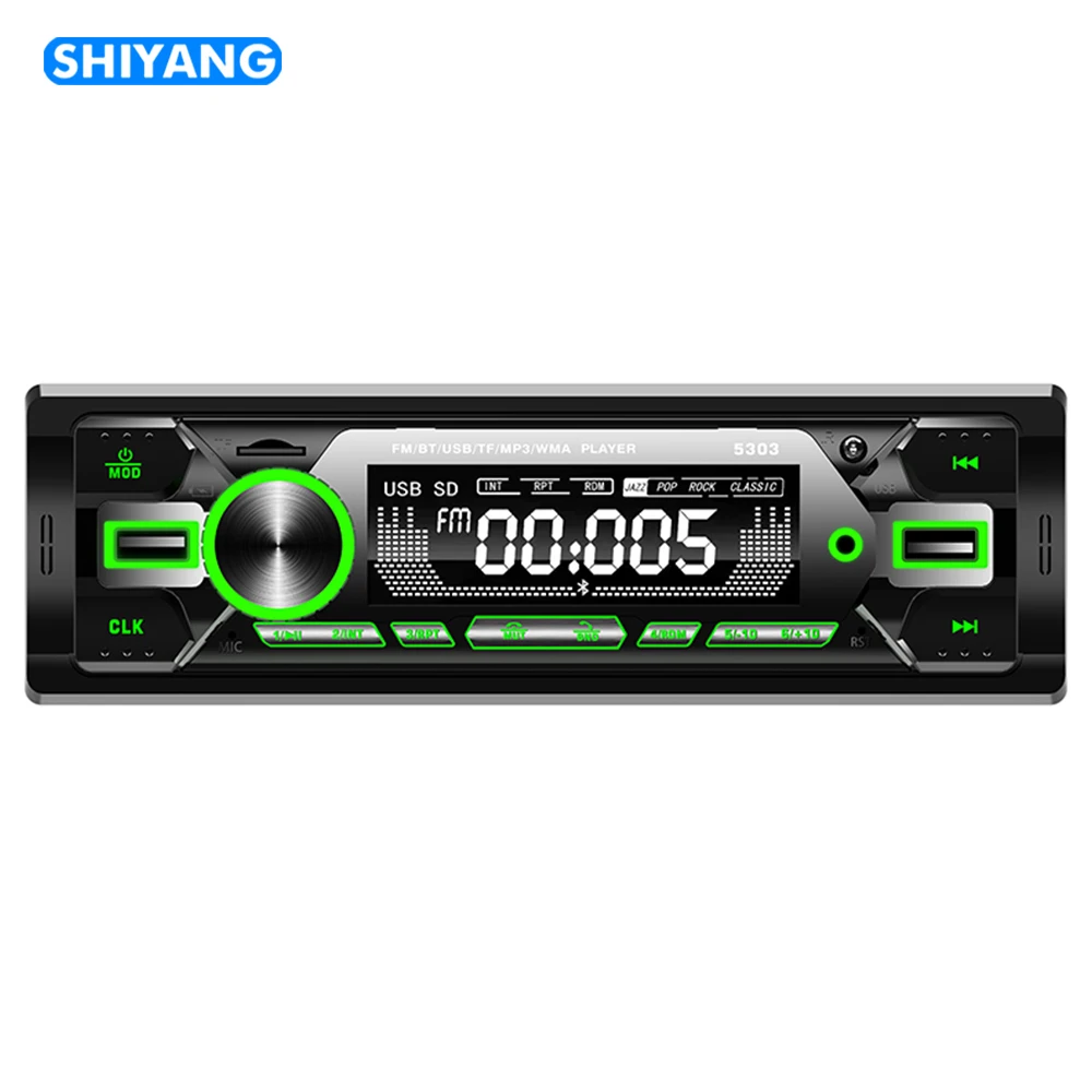 High Fidelity Stereo Autoradio Car Radio BT 12V 1 Din FM Aux In Receiver SD USB MP3  Car MP3 Player