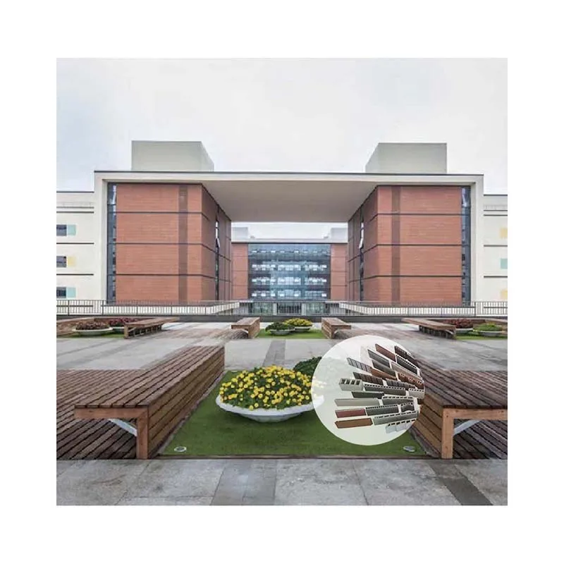 Red Terracotta Panel Natural Rainscreen Cladding System Terracotta Panel