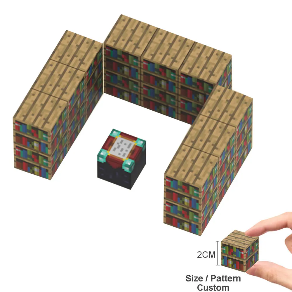 Kids Educ Toy Montessori My World DIY Assembly Toys Magnetic Building Blocks for 3+ Year Old Boys Girls