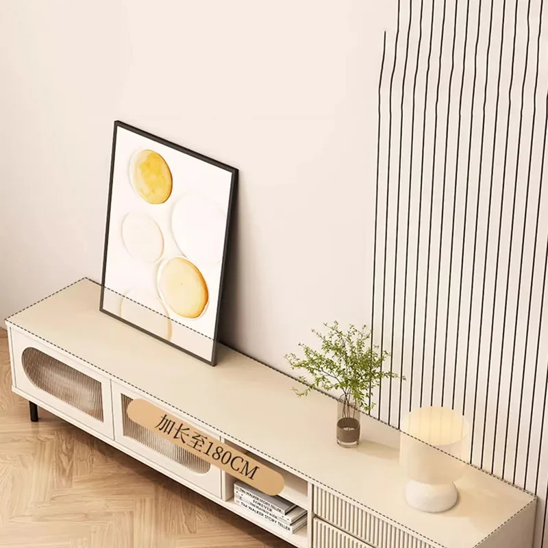 Modern living room fashionable decoration Nordic light luxury style design TV cabinet