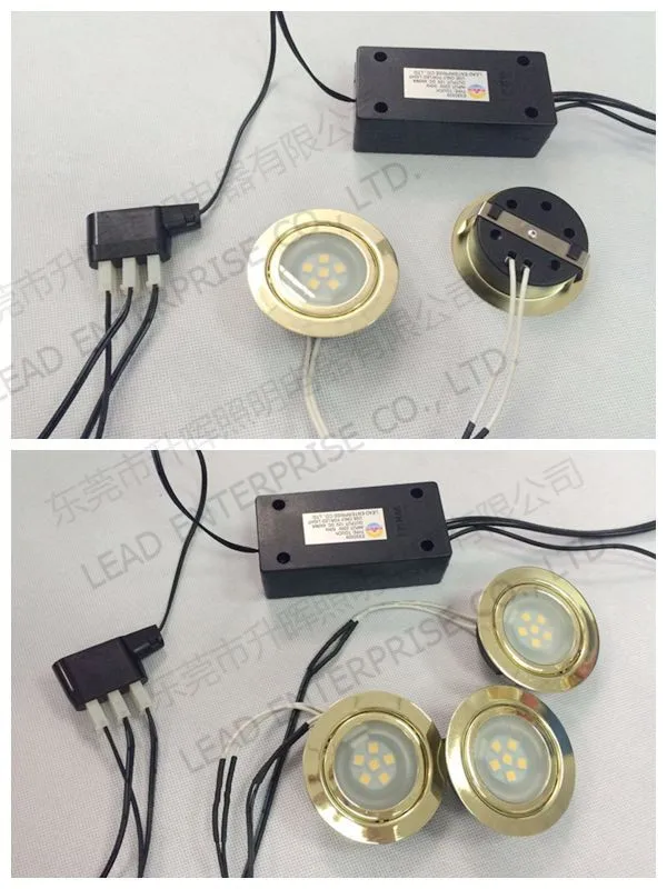 Цветные светодиодные лампы/полосы 1 Вт с сенсорным выключателем