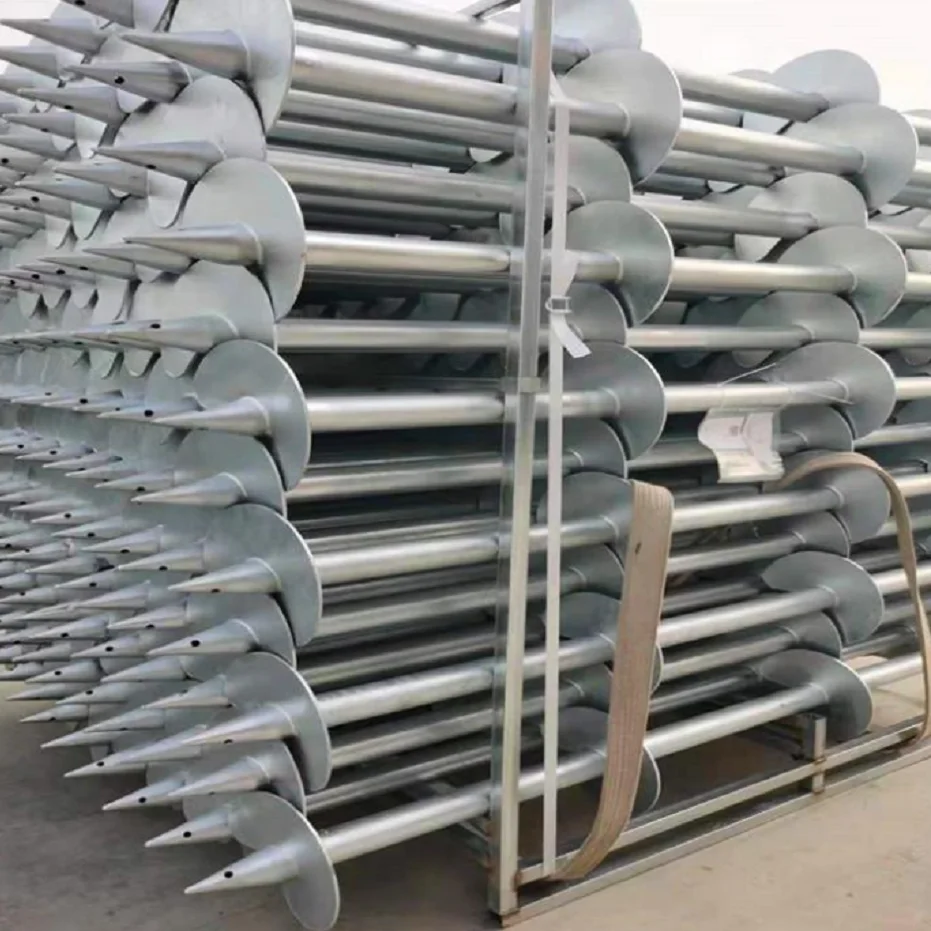 Direct selling high quality Spiral Ground Screw Pile for Construction Foundation