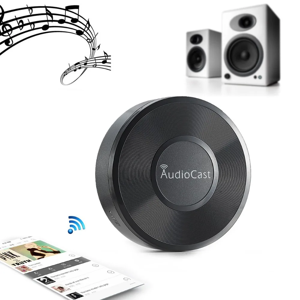  M5 Беспроводная музыкальная шкатулка WIFI Audiocast Airplay DLNA потоковый