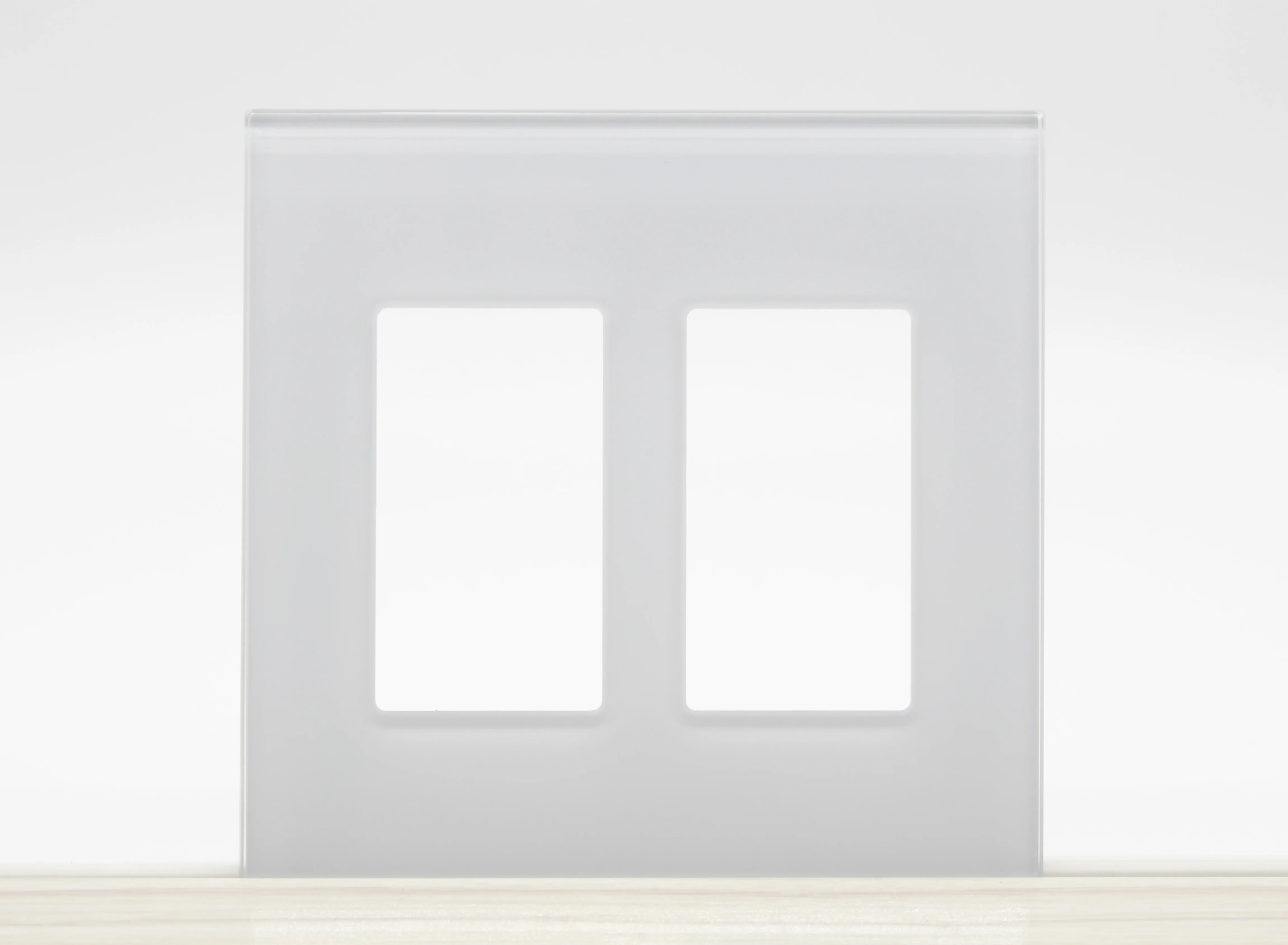 Hot Sale Glass Panel Frame square shape wall light switch full range With tempered glass smart home wall switches